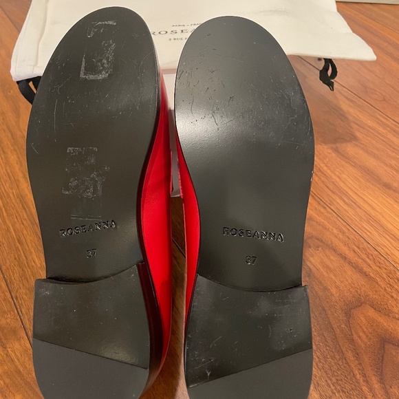 Roseanna Moc Loafers Rouge Sz37 - Picture 9 of 16
